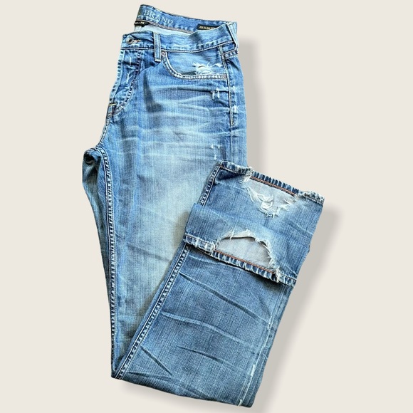 Lucky Brand Other - Lucky Brand Straight Legs Destroyed Denim Jeans